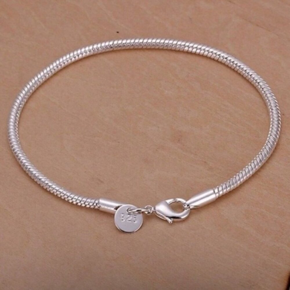 Sterling Silver Snake Bracelet